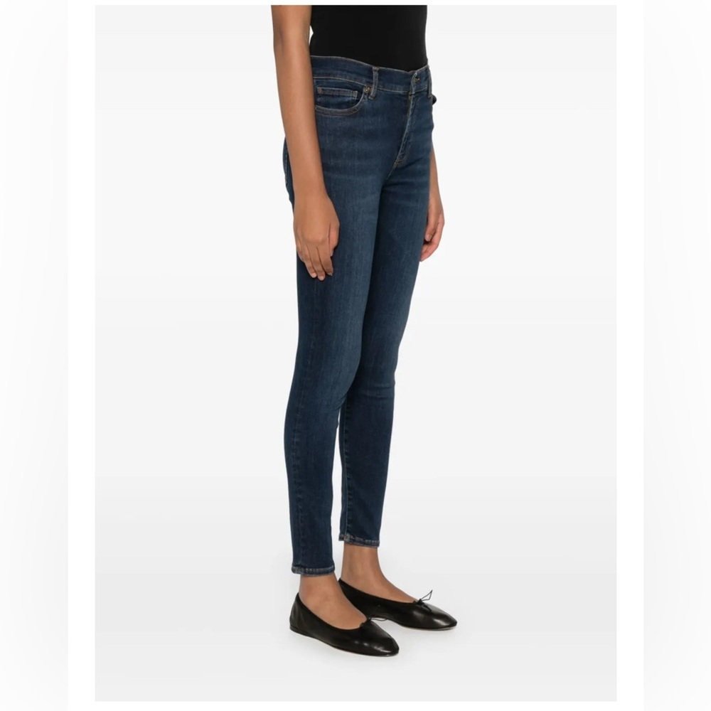 Frame Le High Skinny Jeans Dark Wash Blue Size 27 - Picture 2 of 11